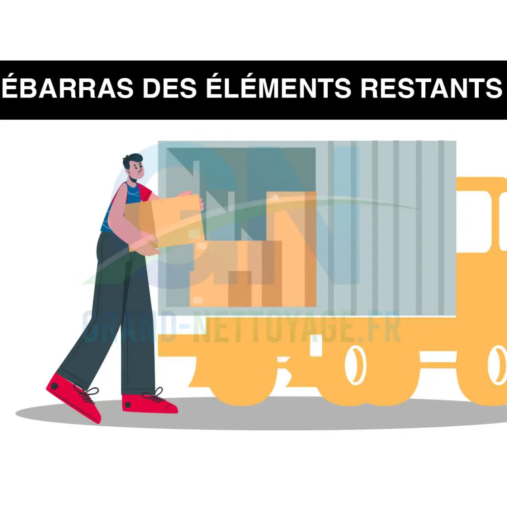 Une équipe locale de débarras appartement