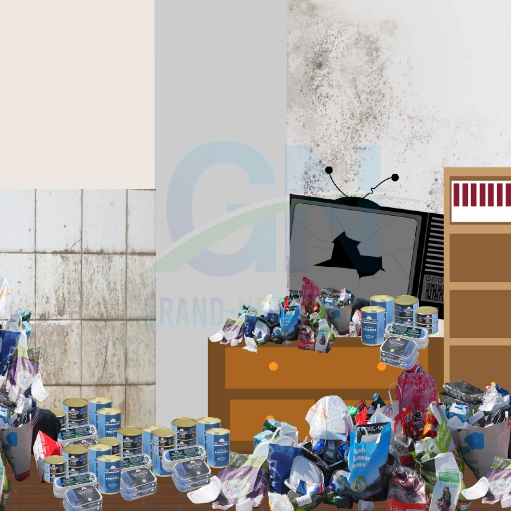 Aide au nettoyage et débarras suite à un syndrome de Diogène