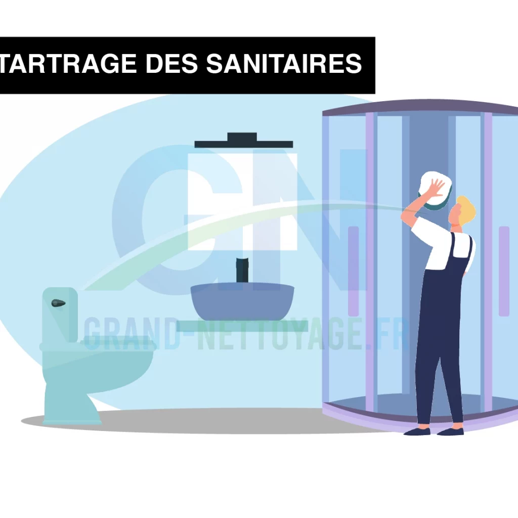 Nettoyage salle de bain salle